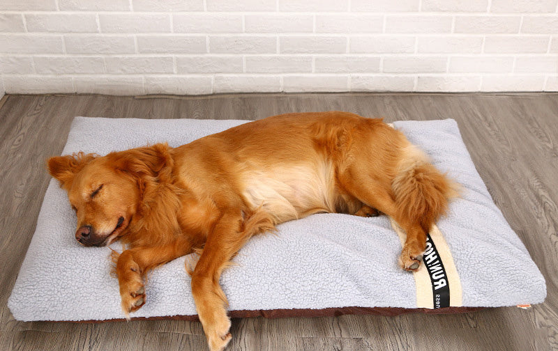 Long Warm Dog Plush Bed