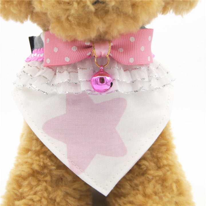 Pet Bow Tie Collar with Bell – Fun & Festive