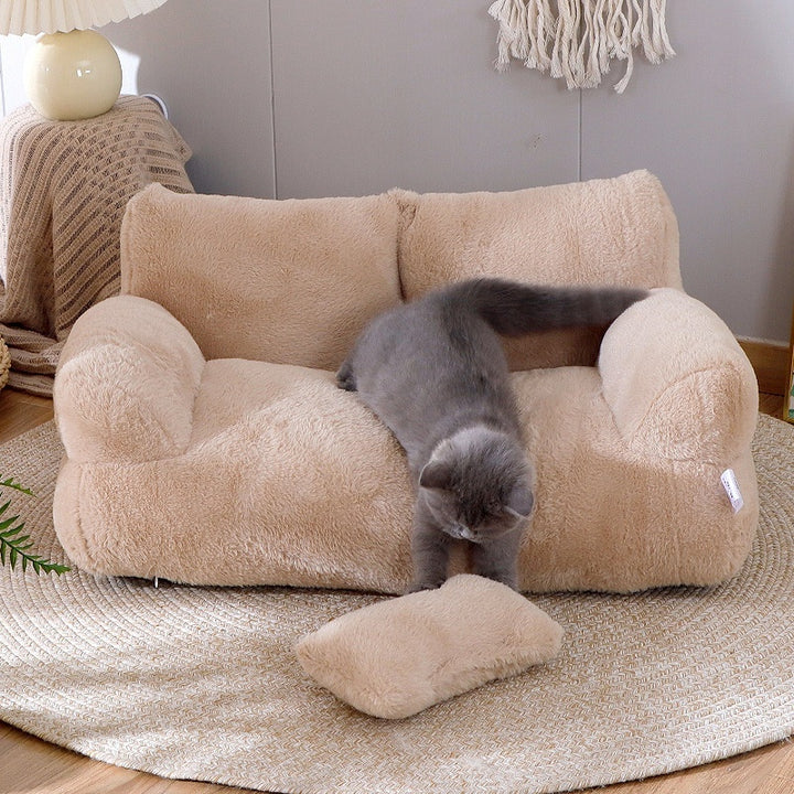 Luxury Pet Sofa Bed – Warm, Plush & Cozy