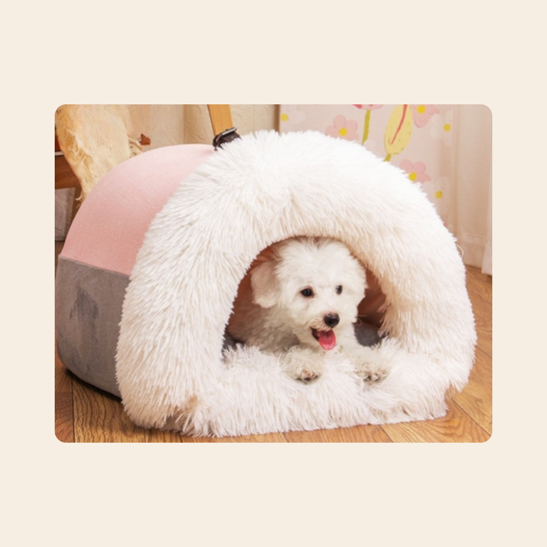 Portable Cozy Pet Nest – Moisture-Proof Fur Bed