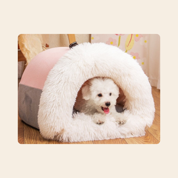 Portable Cozy Pet Nest – Moisture-Proof Fur Bed