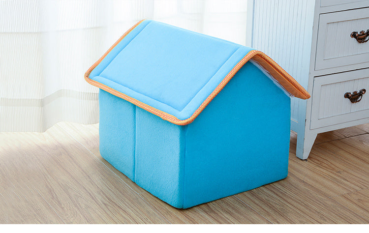 Cat and Dog Folding House Bed