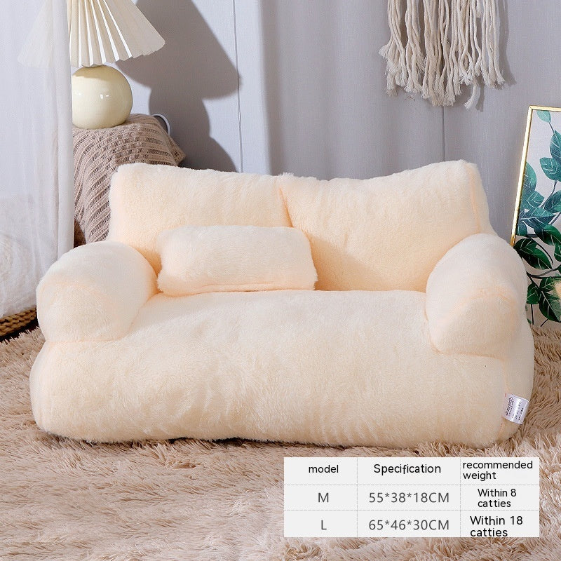 Luxury Pet Sofa Bed – Warm, Plush & Cozy