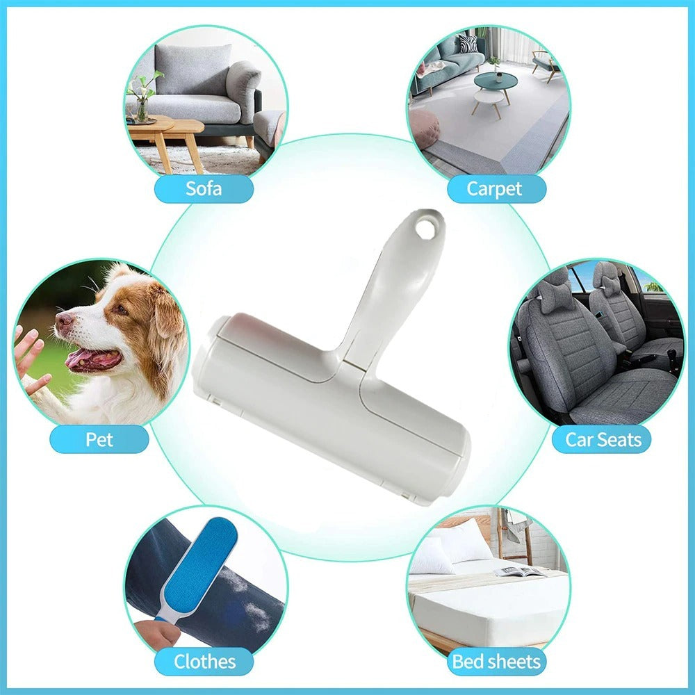 Duel Motion Pet Hair Roller Remover Lint Brush