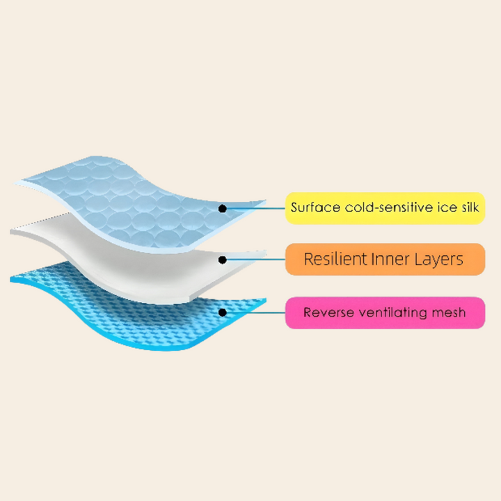 Non-Toxic Cooling Mat for Dogs – Ice Silk Pad
