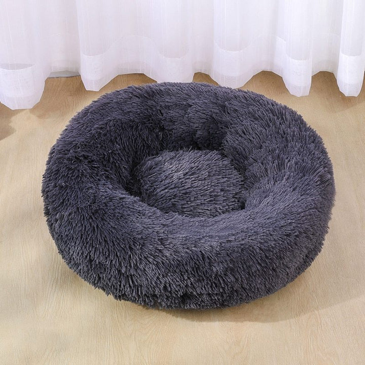 Plush Dog Bed: Washable Velvet Pet Sofa
