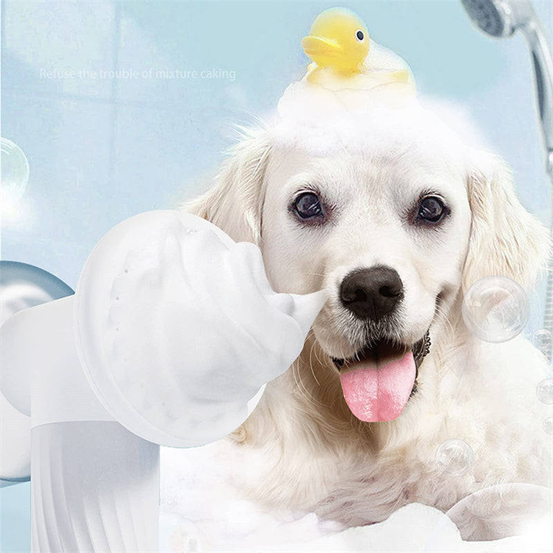 Pet Foaming Shampoo Brush