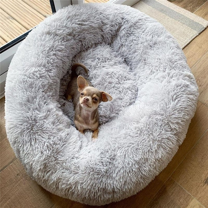 Plush Dog Bed: Washable Velvet Pet Sofa