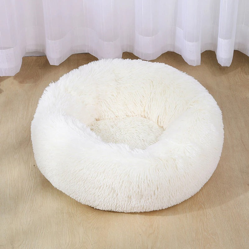 Plush Dog Bed: Washable Velvet Pet Sofa