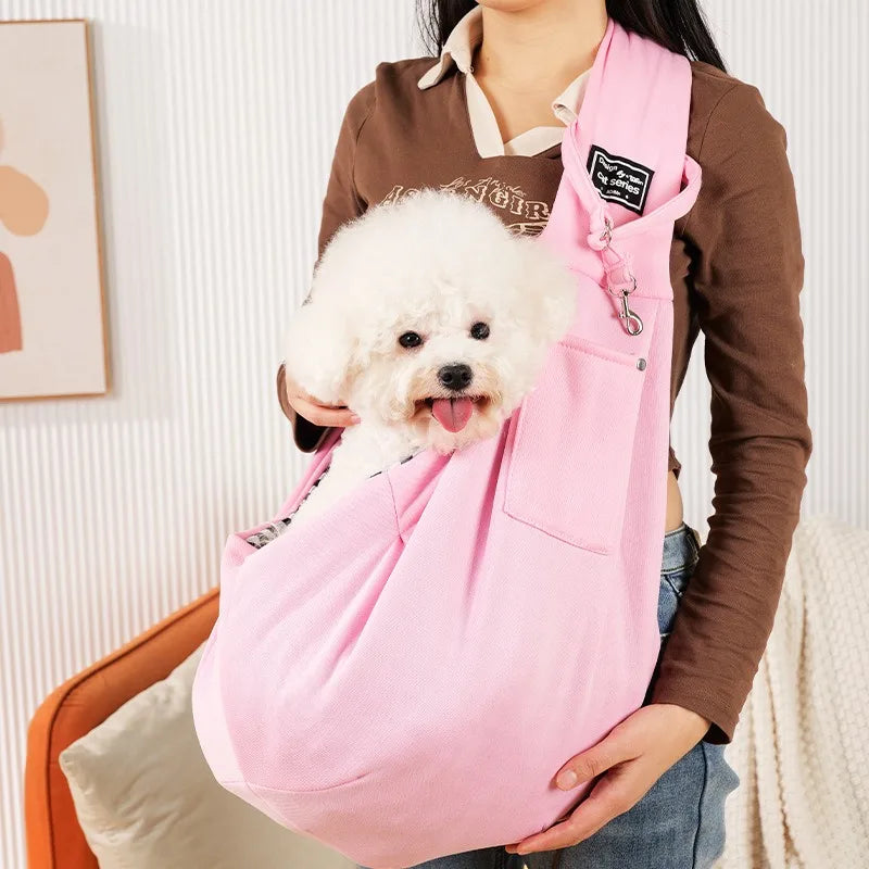 Comfortable Dog Bag Pet Crossbody Shoulder Bag Outdoor Travel Portable Cat Puppy Sling Carrier Bag