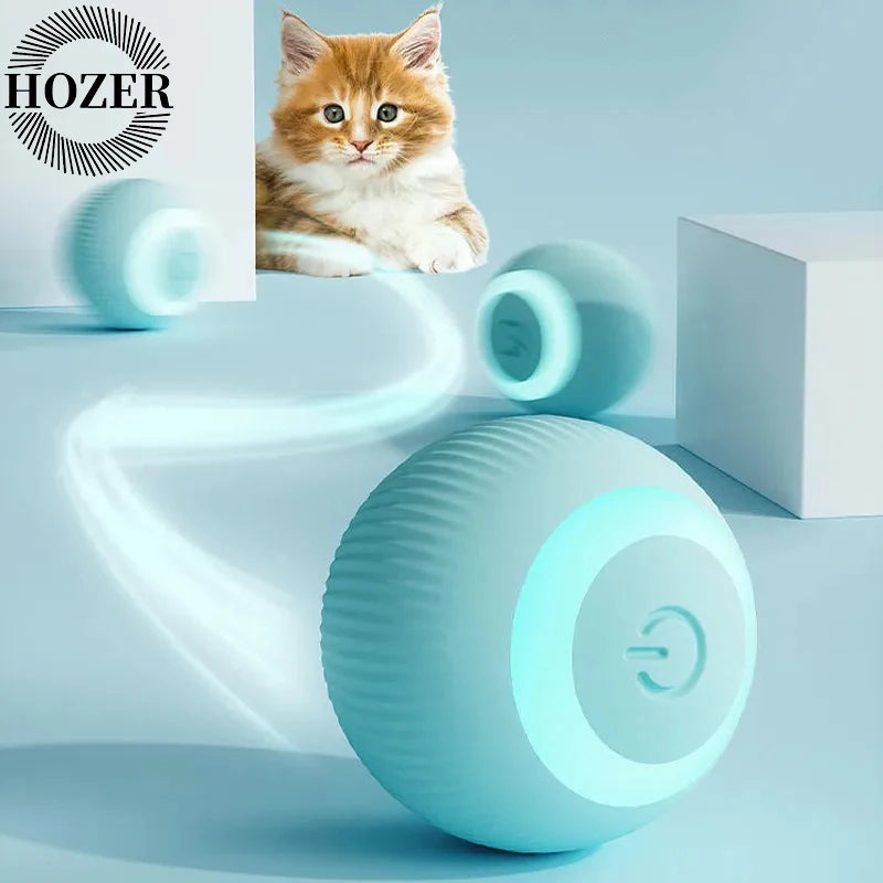 Cat Interactive Ball Smart Cat Toys Indoor Automatic Rolling Magic Ball Electronic Interactive Cat Toy