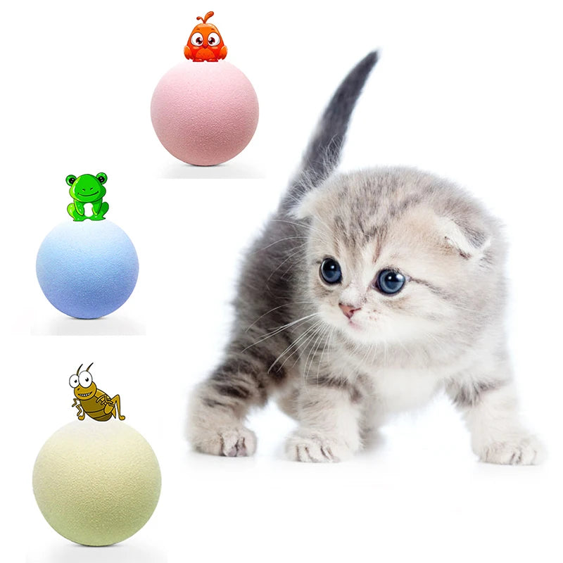 Interactive Ball Cat Toys New Gravity Ball Smart Touch Sounding Toys Interactive Squeak Toys Ball Simulated Call Pet Product