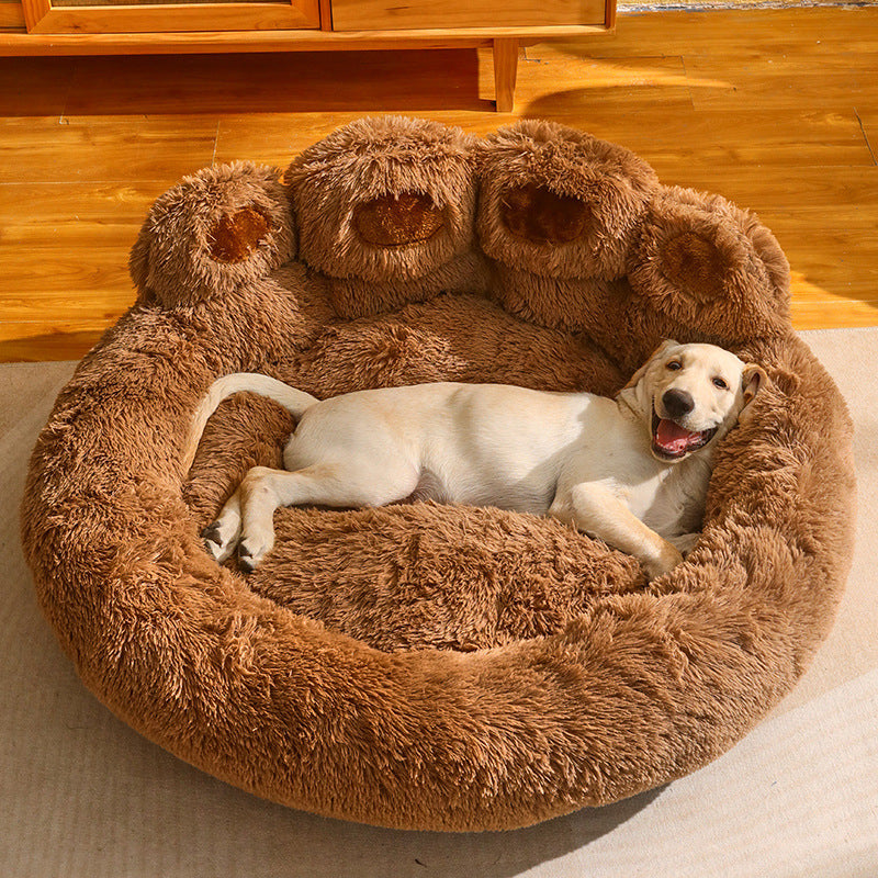 Fleece-Lined Dog Bed – Cozy Sofa Mattress