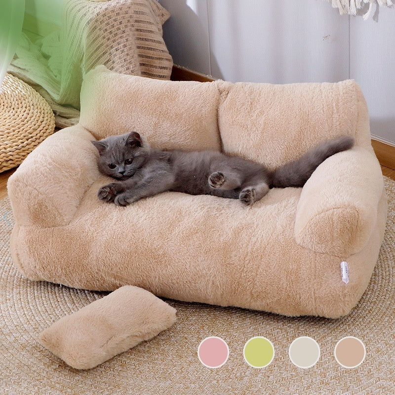 Luxury Pet Sofa Bed – Warm, Plush & Cozy