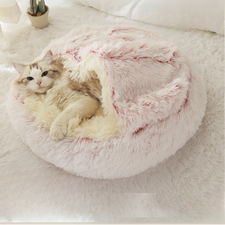 2-in-1 Plush Pet Bed – Cozy, Warm & Soft