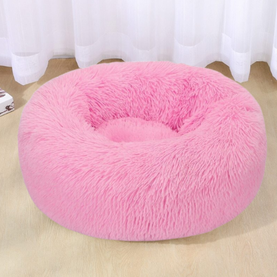 Plush Dog Bed: Washable Velvet Pet Sofa